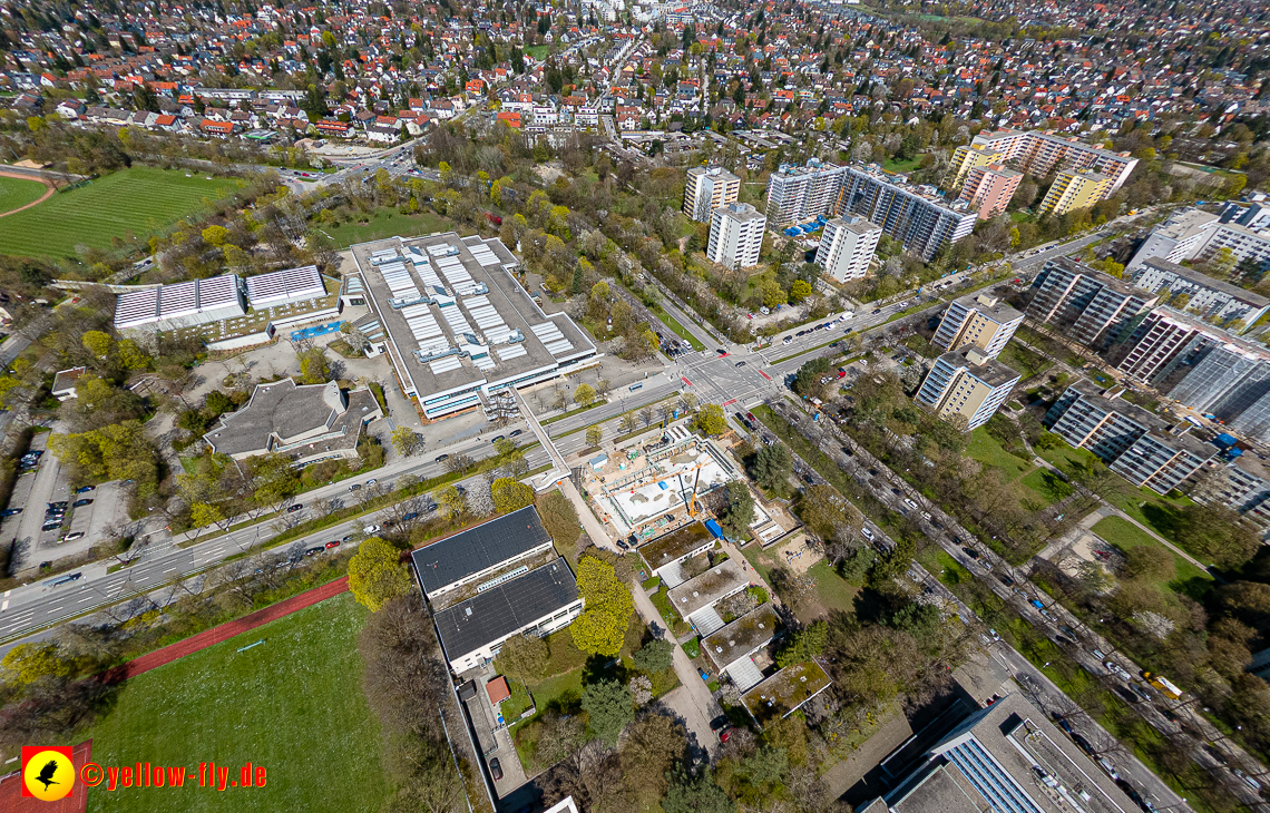 21.04.2023 - Baustelle Haus für Kinder in Neuperlach